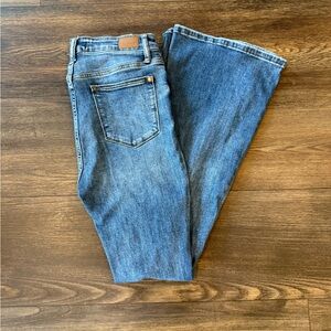 Judy Blue Flare Distressed Jeans